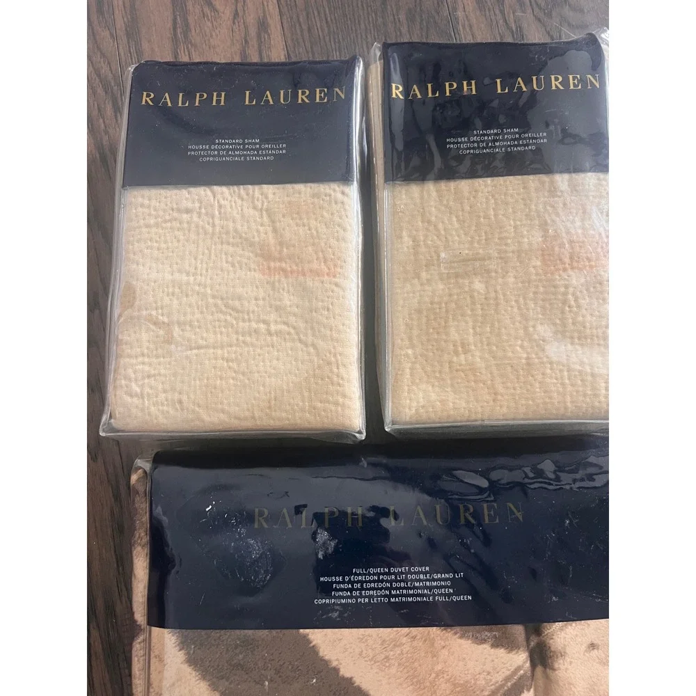 New Ralph Lauren Victoria Falls Full Queen Duvet Cover 5 Standard Shams Set